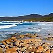 A rocky beach in Adelaide, Australia