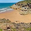 Beach in Town of 1770, Queensland, Australia.