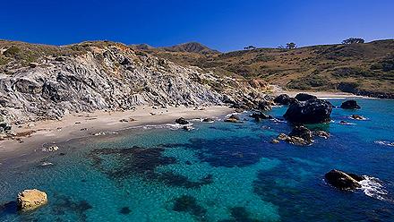 Beautiful Beach Cove Catalina Island California