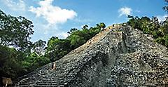 A Cultural and Historical Ruin in Cozumel, Mexico 