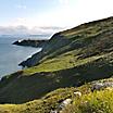 Howth Head in the distance in Dublin, Ireland