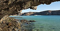 Ensenada Mexico Overhanging Cove Sea Shore Balandra Beach