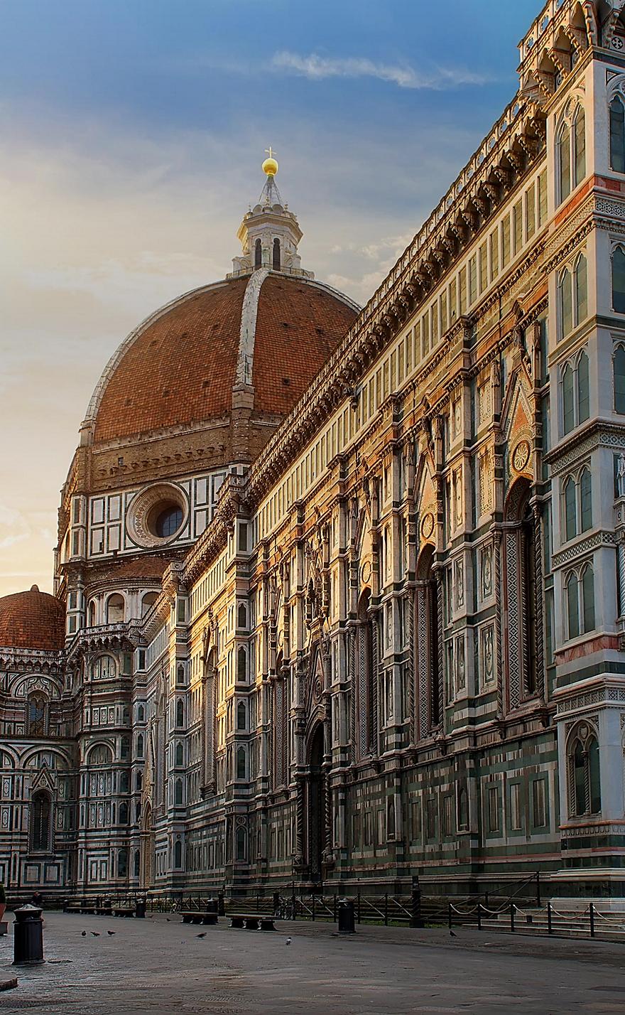 Firenze, Italy Street and Church