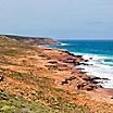 Indian ocean cliffs in Geraldton, Australia