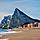 Gibraltar, United Kingdom, Rock View From Beach