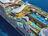 Icon of the Seas Pool Aerial 