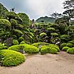 Beautiful Japanese garden in Chiran Samurai district in Kagoshima, Japan