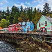 Downtown Lodge Houses Stilts, Ketchikan, Alaska