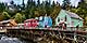 Downtown Lodge Houses Stilts, Ketchikan, Alaska