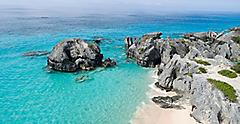 Bermuda King Wharf Sandy Beach Cliffs