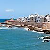 Admiring the Local Seacoast of Casablanca, Morocco