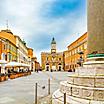 The main square in Ravenna in Italy