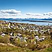 Panoramic view of buildings in Molde, Norway