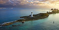 Paradise Island Lighthouse During Sunset, Nassau, Bahamas