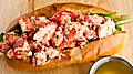 New England Maine Lobster Roll Sandwich