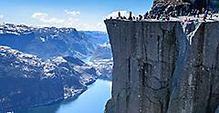 Norway, Stavanger Majestic Cliff