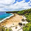 The rugged nature beach shores of Nuku'alofa, Tonga