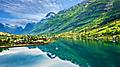 Olden, Norway, Mountain Landscape