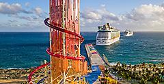 perfect day coco cay thrillwater park aerial close up