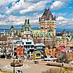 View of the Chateau Frontenac and the surrounding buildings