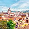 Aerial view of Rome, Italy