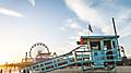 Santa Monica Pier at Sunset, LA