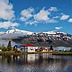 Seydisfjordur, a small town by the fjords at the northeast part of Iceland.