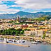 View of the Sicily (Messina), Italy cityscape