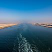 Panoramic view of the Suez Canal