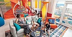 symphony of the seas ultimate family suite ufs living room slide couch