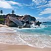 Rocks Beach Shore, Tortola, British Virgin Island 